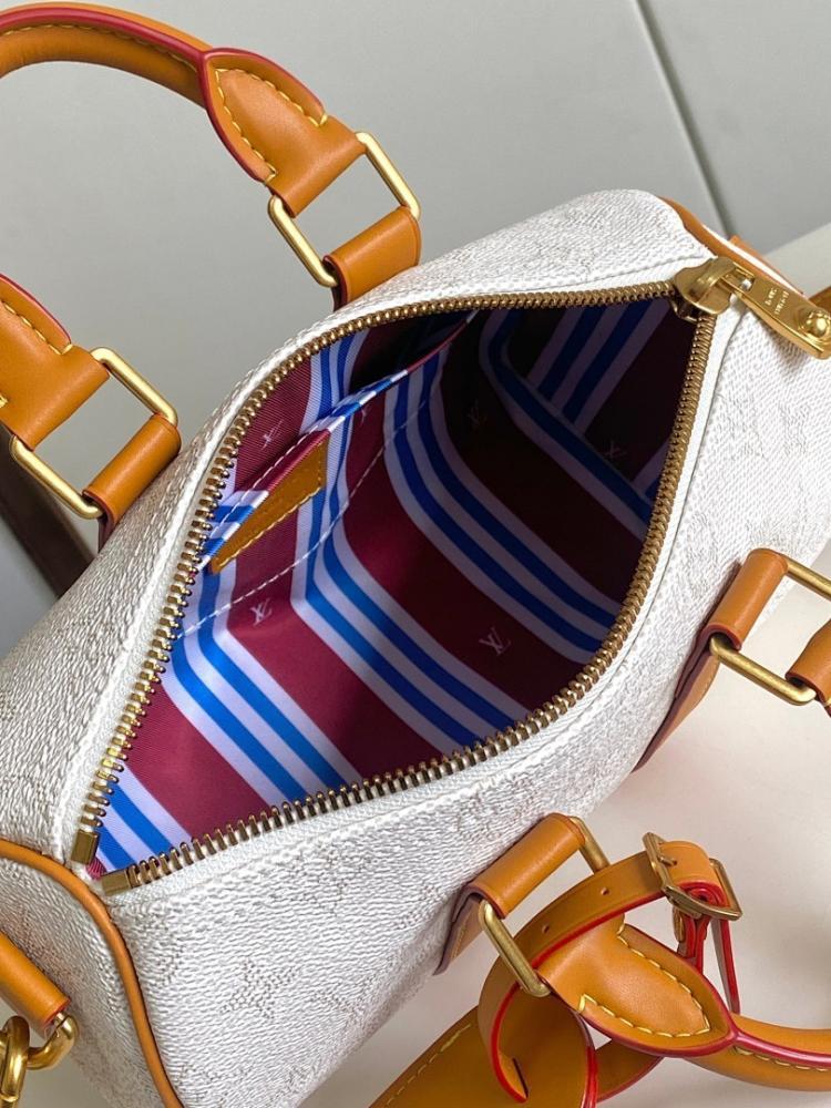 Modern Luxury Monogram Leather Shoulder Bag 25x15x11cm
