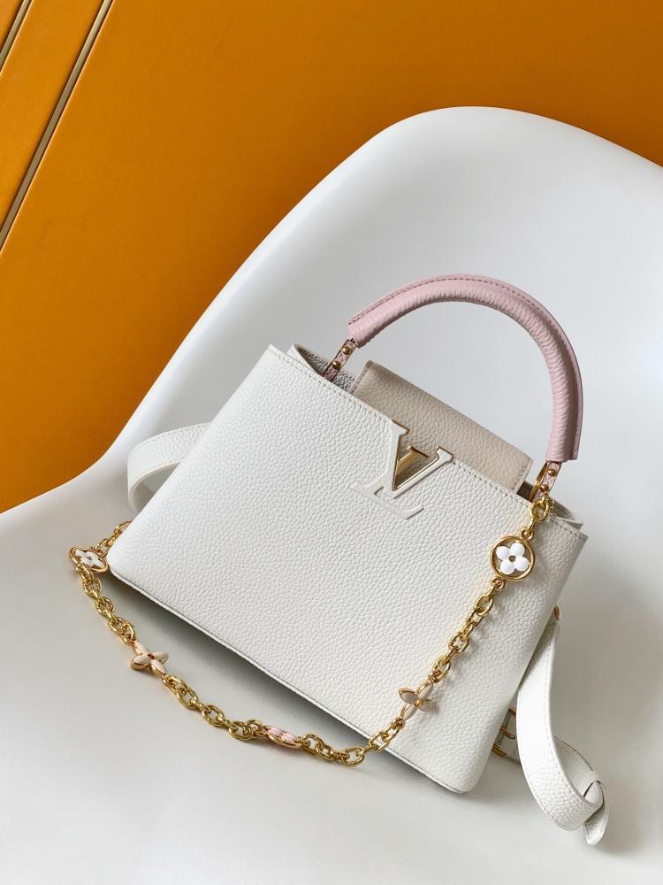 Monogram Leather Top Handle Bag Style 597798113