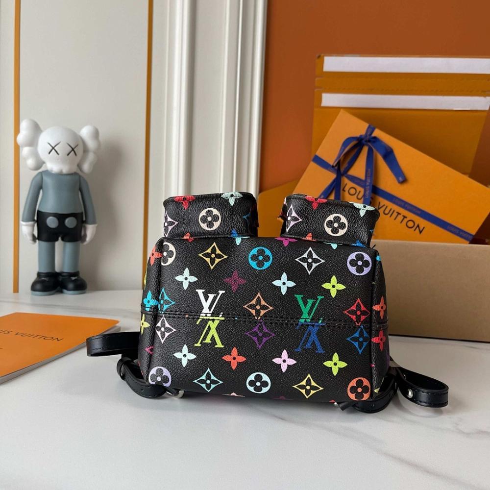 Modern Italian-Inspired Monogram Leather Shoulder Bag 24x26x7cm