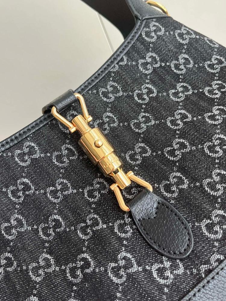 Classic Gold Leather Shoulder Bag