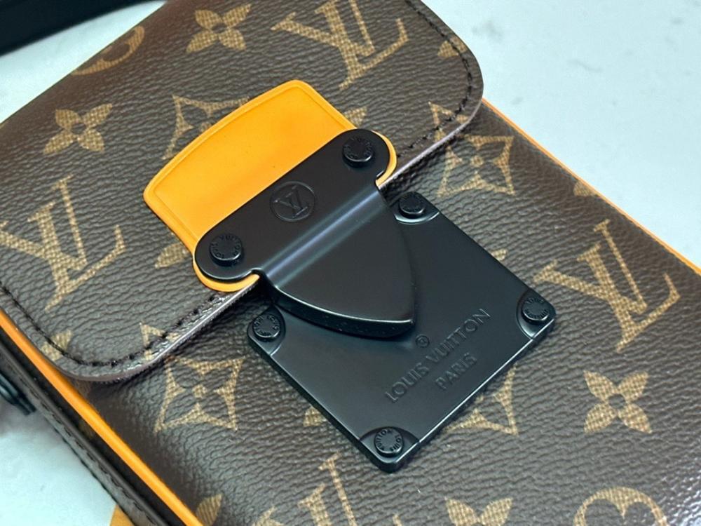 Luxury Monogram Leather Shoulder Bag