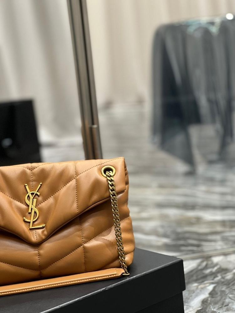 Stylish Quilted Lambskin Shoulder Bag 29x17x11cm