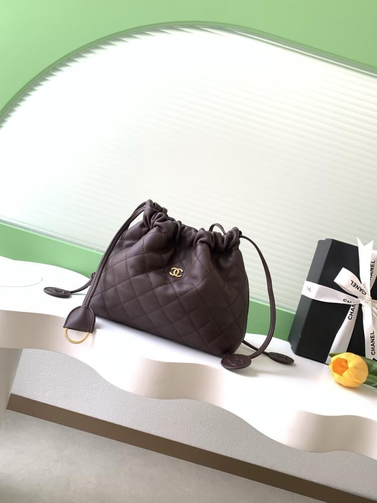 Leather Bucket Bag Style 360715130