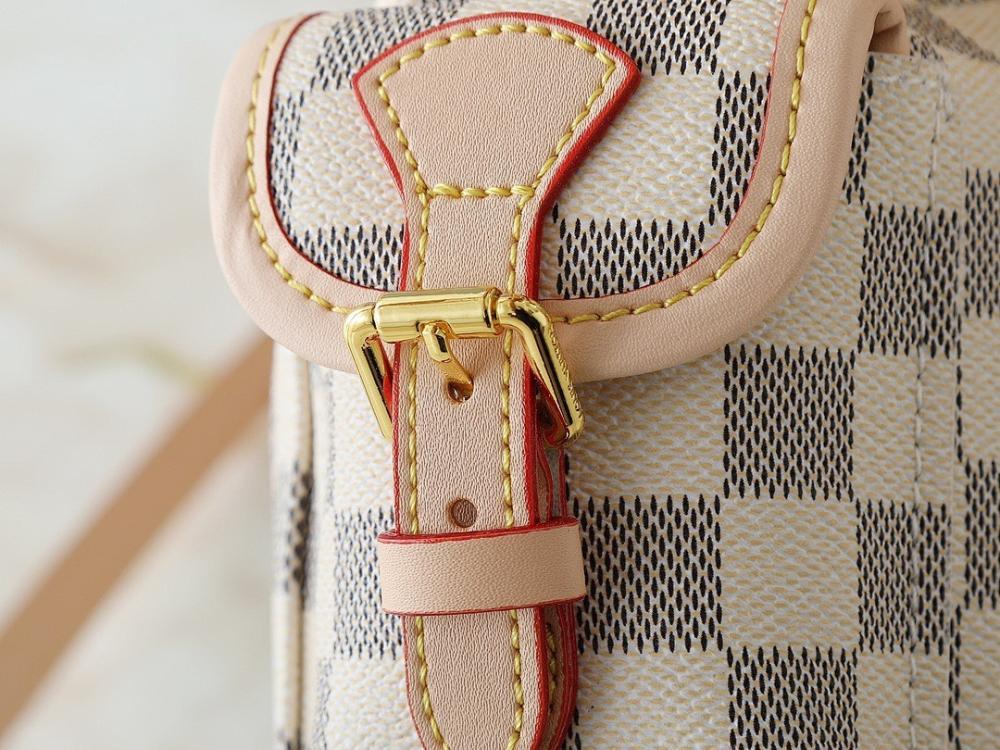Stylish Refined Monogram Top Handle Bag Red