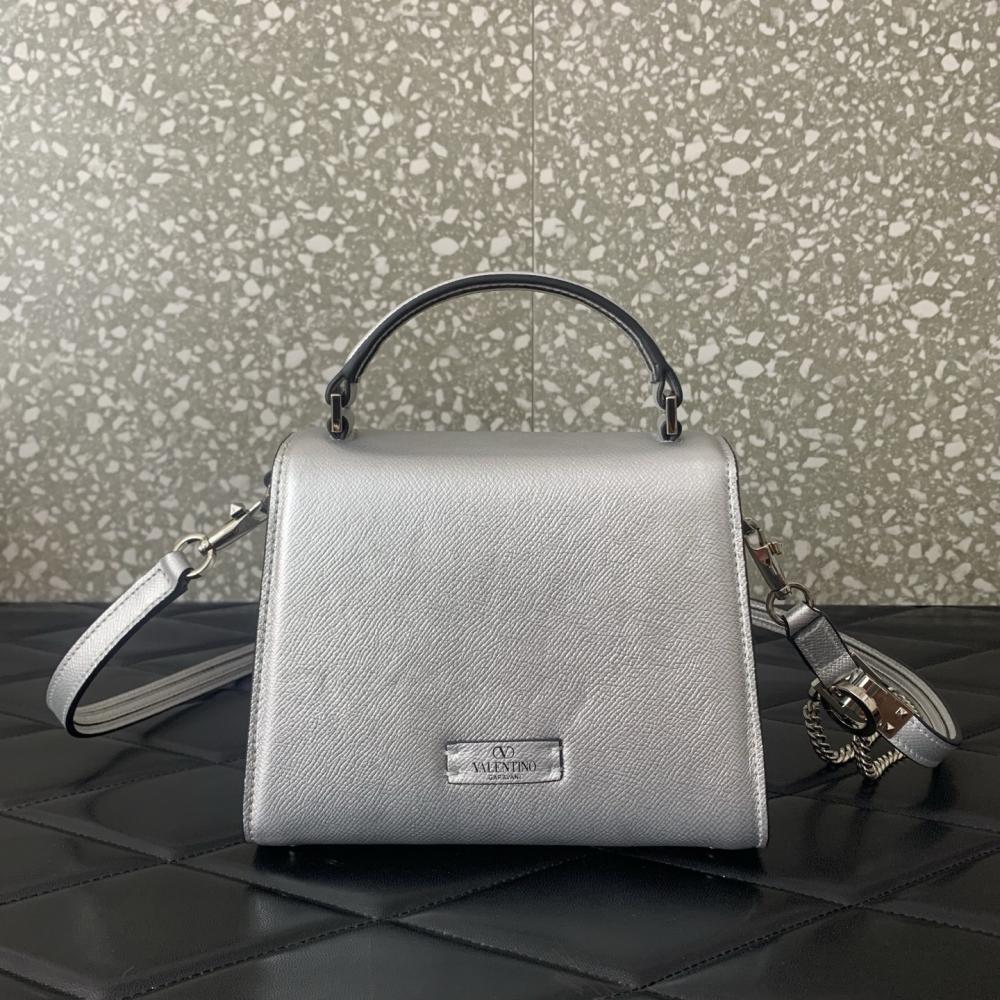 Crystal-Embellished Calfskin Shoulder Bag Style 55600161