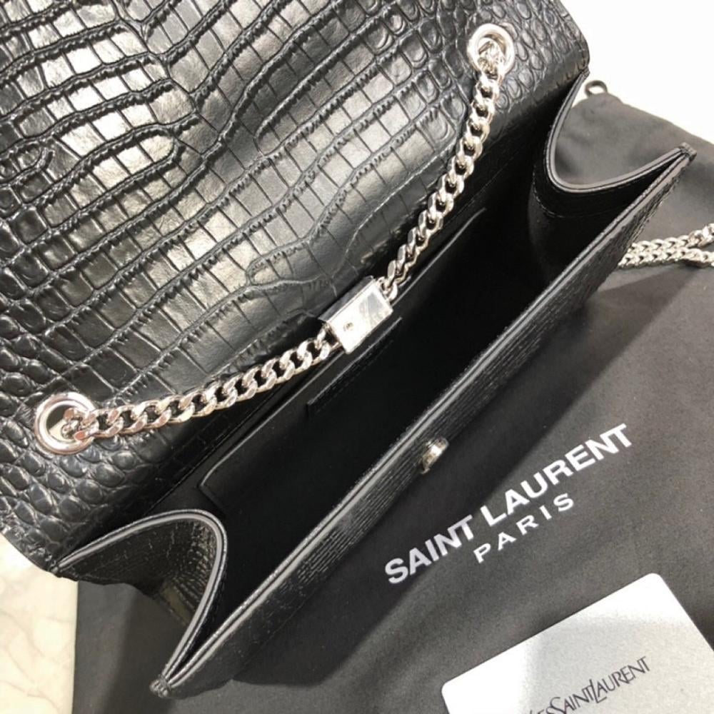 Stylish Silver Leather Top Handle Bag