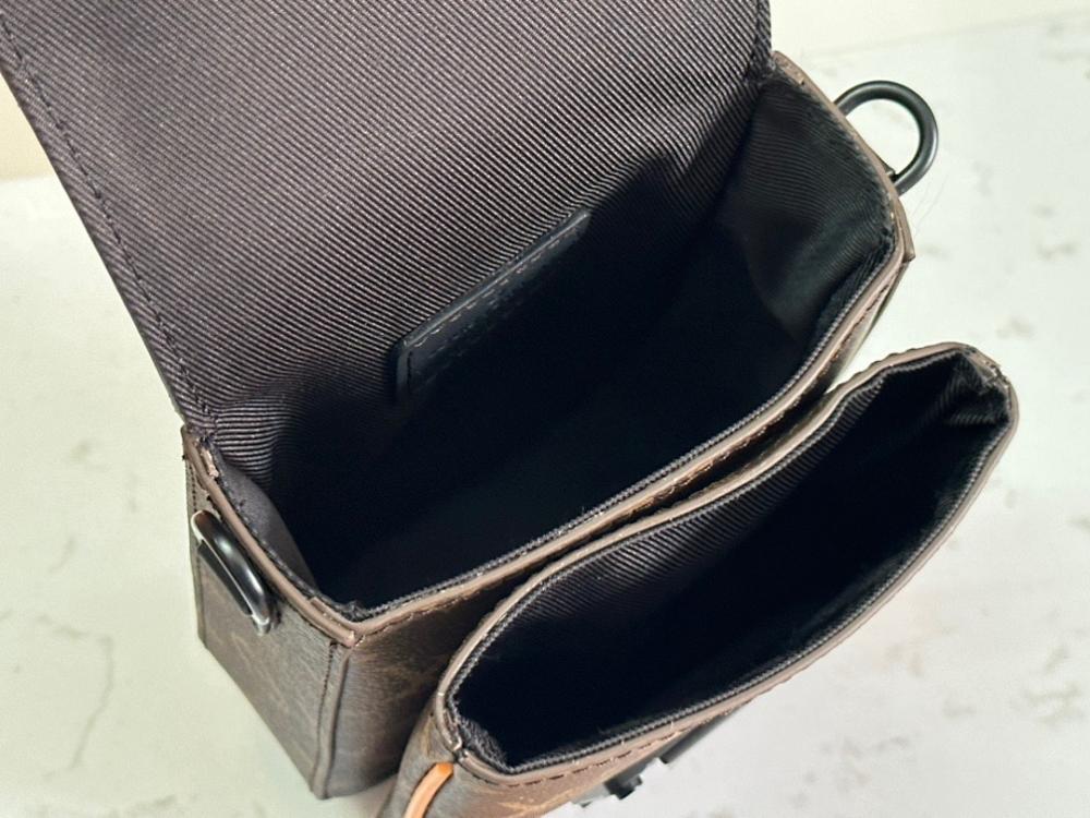 Luxury Monogram Leather Shoulder Bag