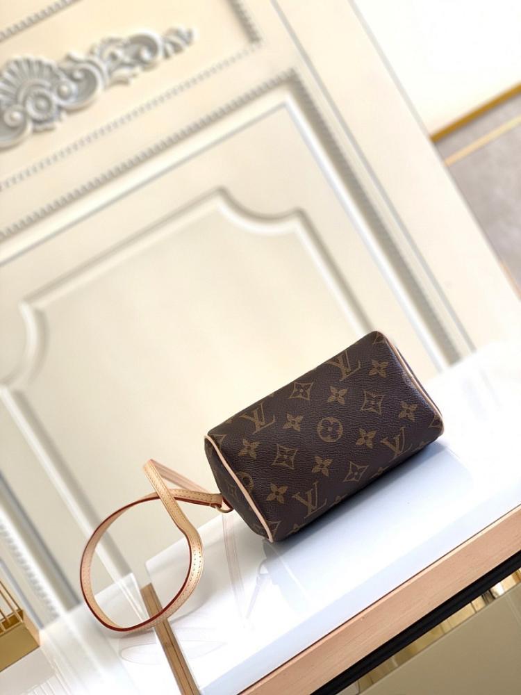 Stylish Refined Canvas Top Handle Bag 16x11x9cm