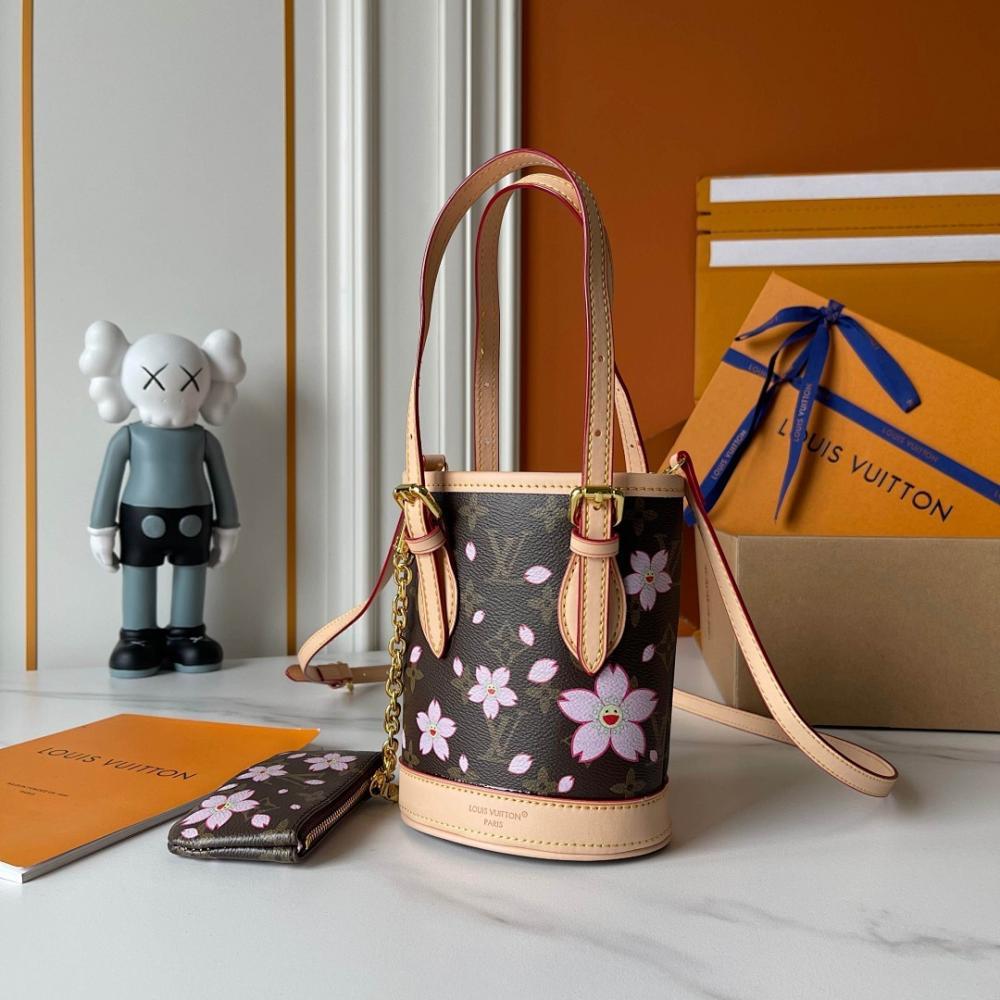 Stylish Monogram Leather Shoulder Bag 13x17x9cm