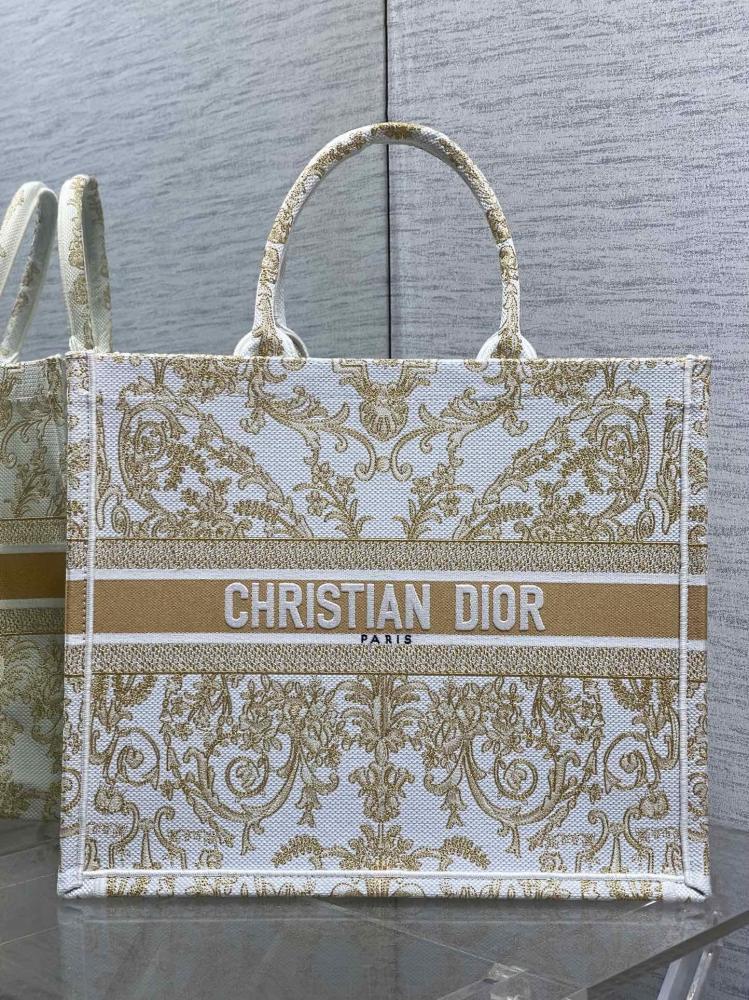 Gold Embroidered Tote Bag Style 153020016