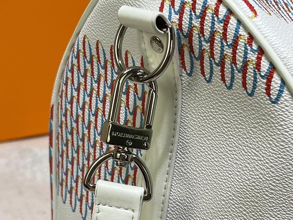 Classic Printed Leather Top Handle Bag