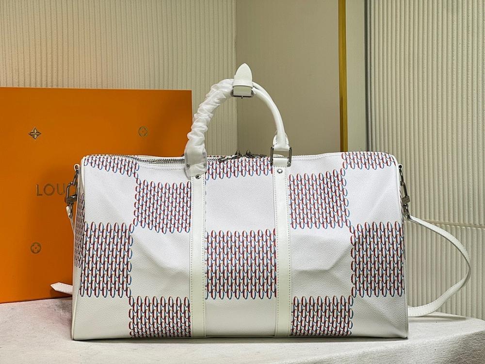 Classic Printed Leather Top Handle Bag