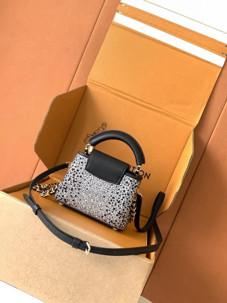 Crystal-Embellished Top Handle Bag Style 341399809