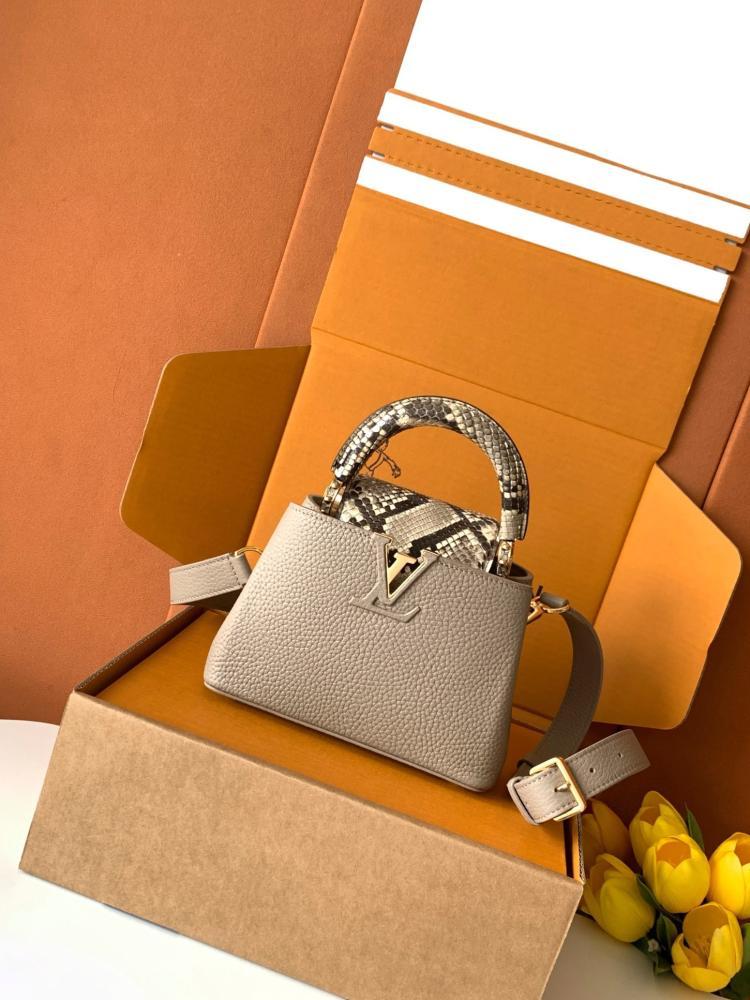 Embroidered Leather Top Handle Bag Style 30939744