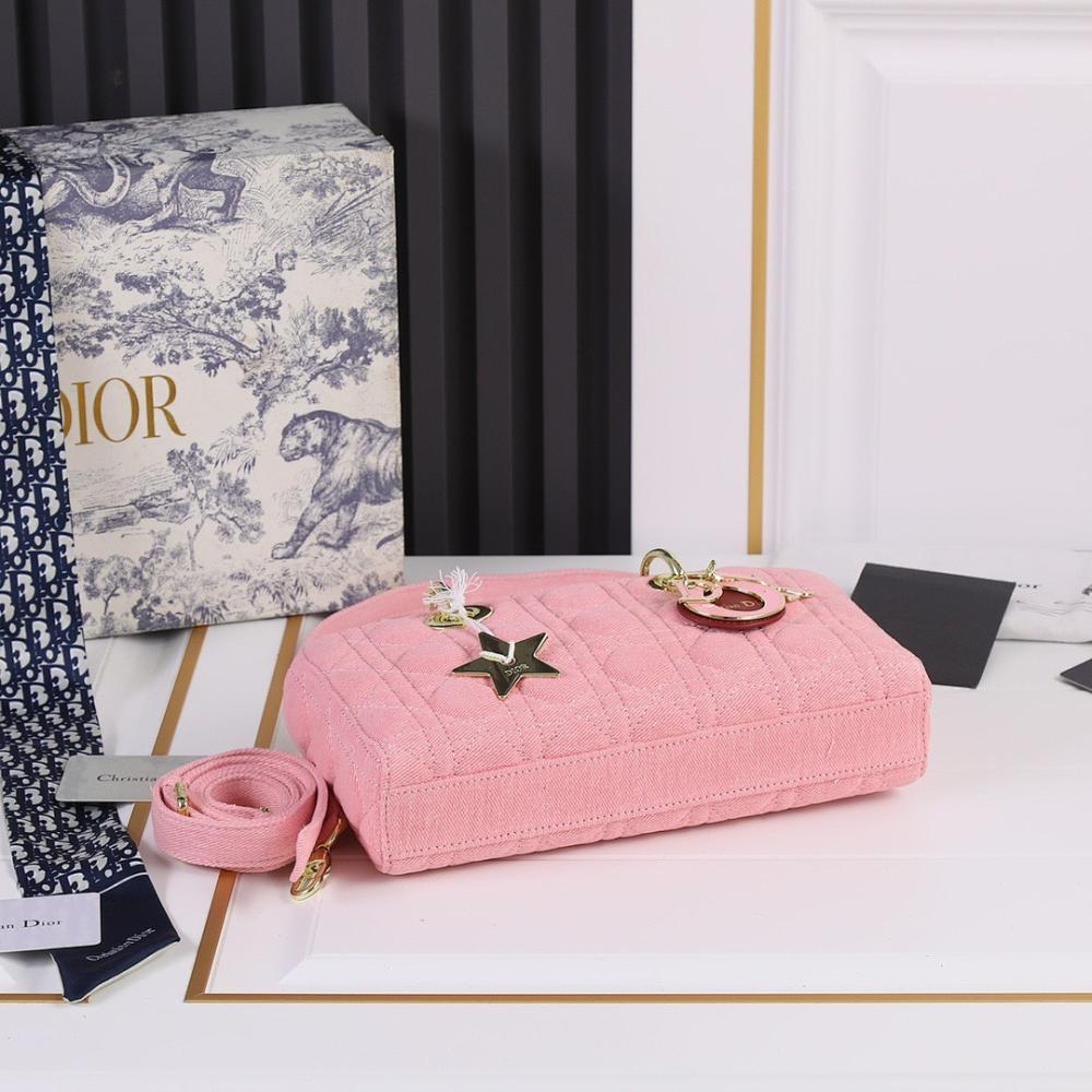 Luxury Stylish Gold Denim Shoulder Bag