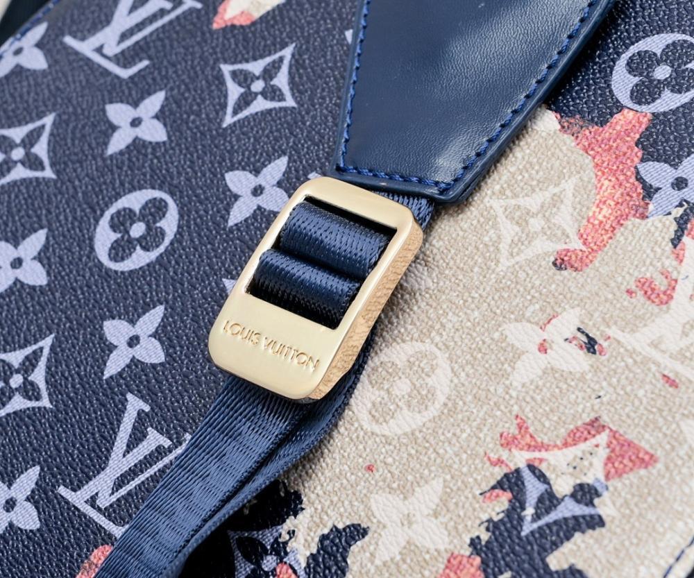 Stylish Blue Denim Backpack