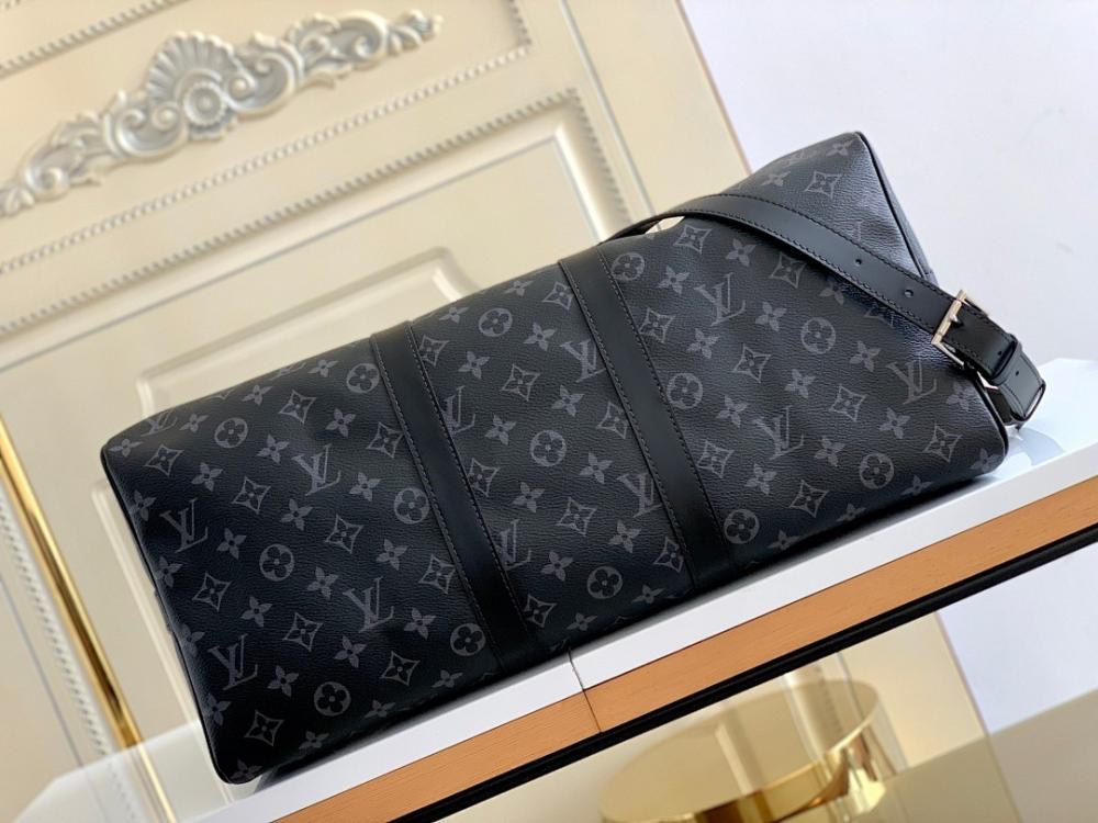 Modern Black Quilted Leather Shoulder Bag