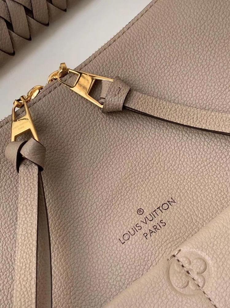 Modern Refined Woven Leather Top Handle Bag 33x30x16cm