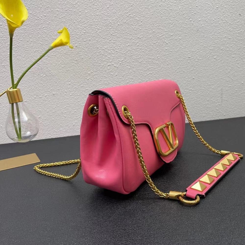 Luxury Elegant Quilted Leather Shoulder Bag 28x17x8cm