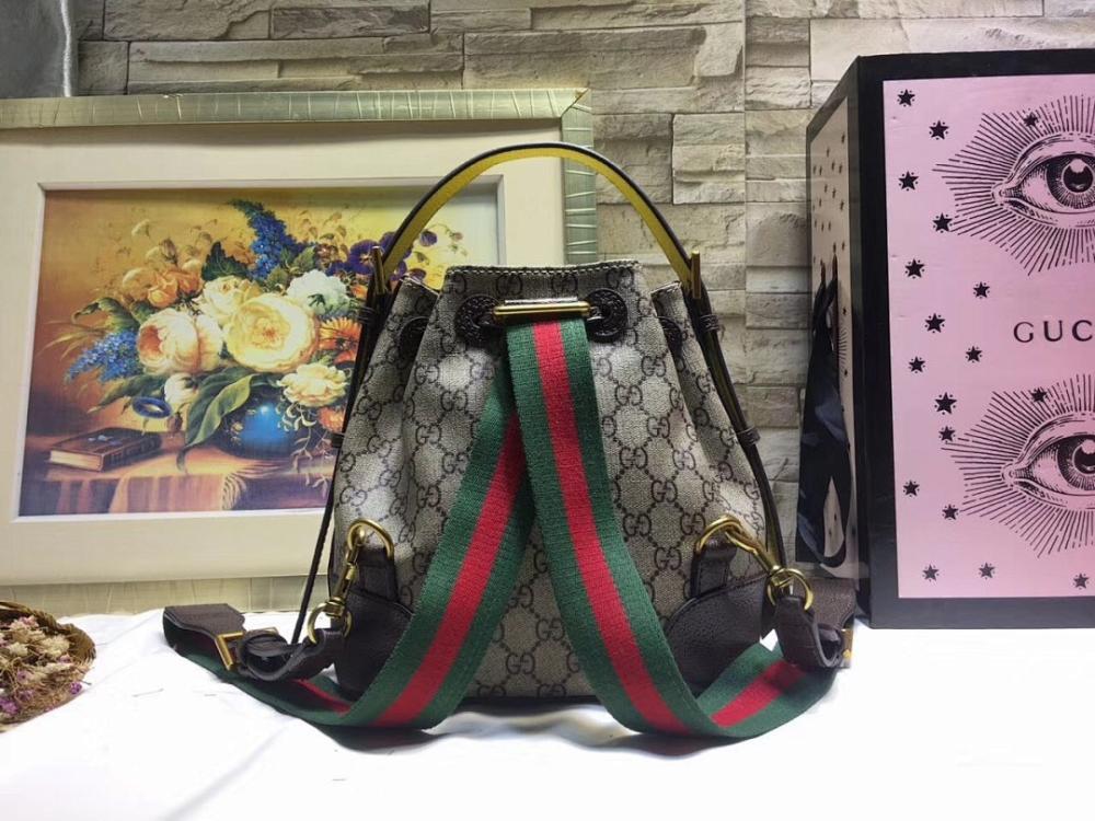 Stylish Leather Bucket Bag