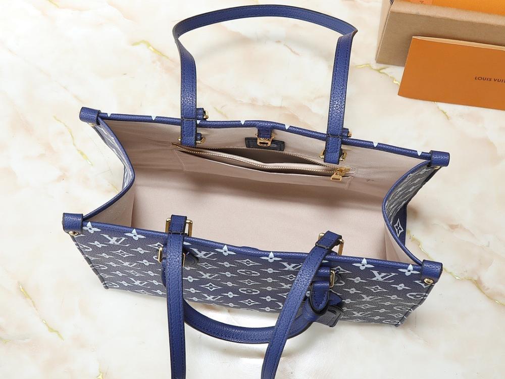 OnTheGo Monogram Leather Tote Bag 35x27x14cm