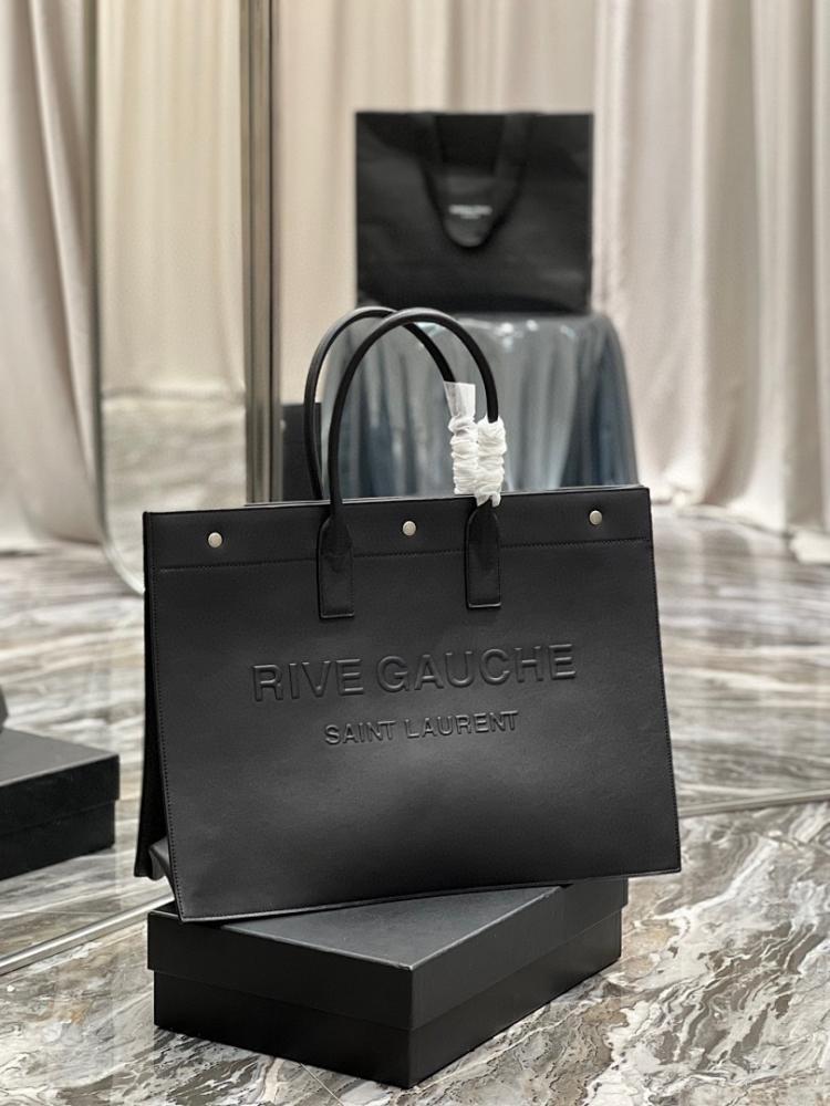 Elegant Premium Leather Tote Bag 48x36x16cm