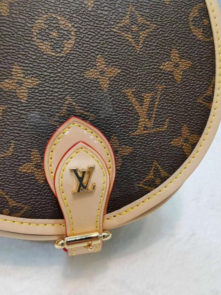 Stylish Monogram Calfskin Shoulder Bag
