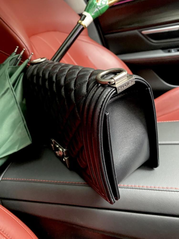 Classic Leather Top Handle Bag Style 710296858
