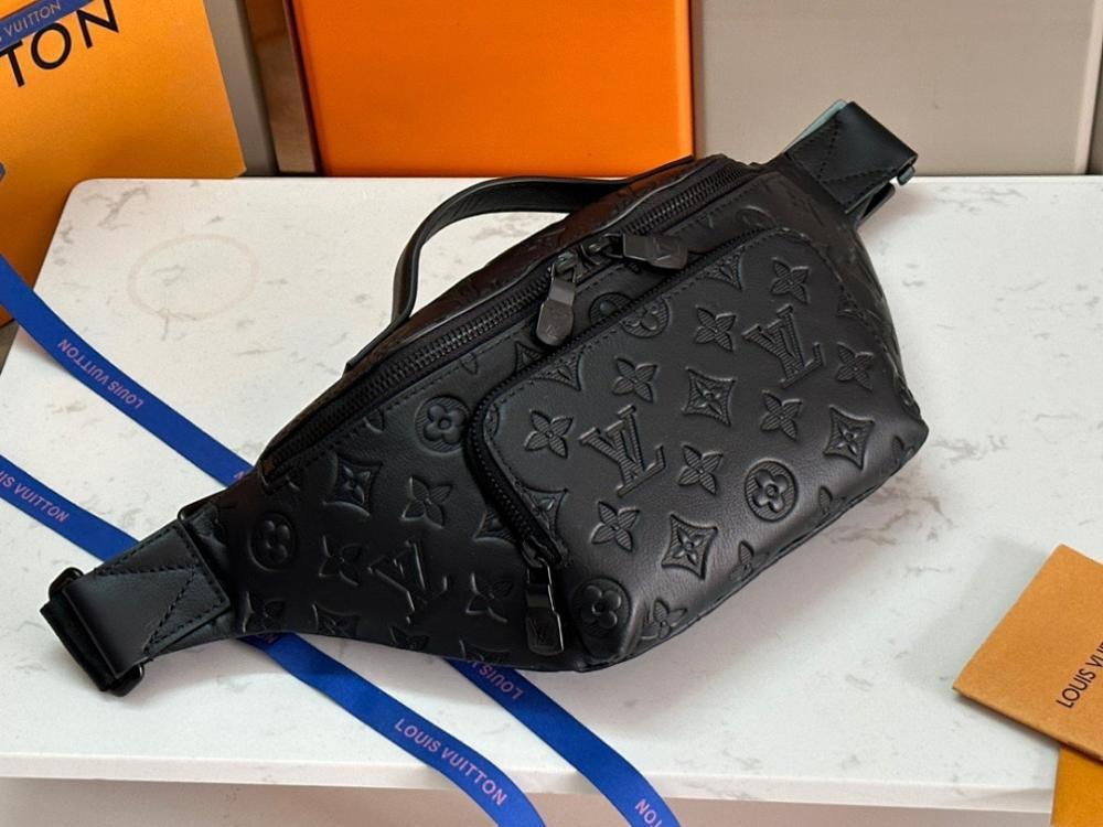 Modern Elegant Monogram Leather Shoulder Bag 30x15x8cm