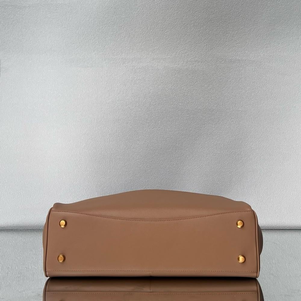 Elegant Leather Top Handle Bag Style 144443446