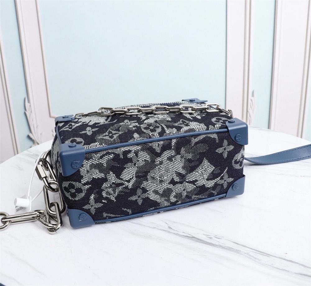Elegant Refined Canvas Shoulder Bag 18.5x13x8cm