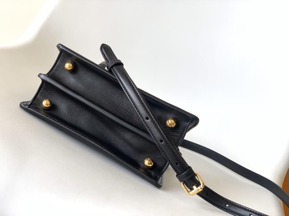 Leather Top Handle Bag Style 615257845