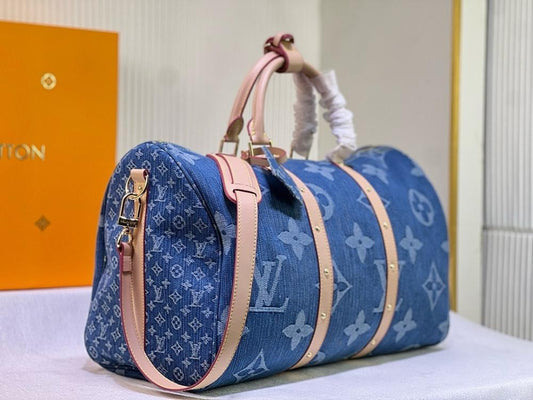 Modern Elegant Leather Shoulder Bag 45x27x20cm