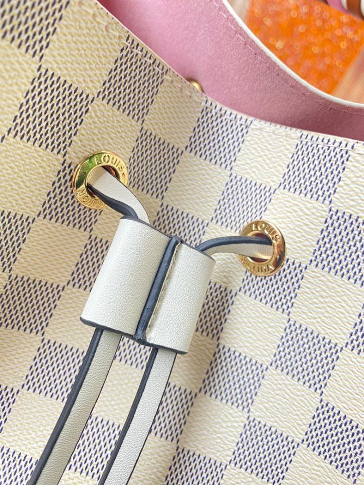 Classic Elegant Beige Woven Canvas Bucket Bag