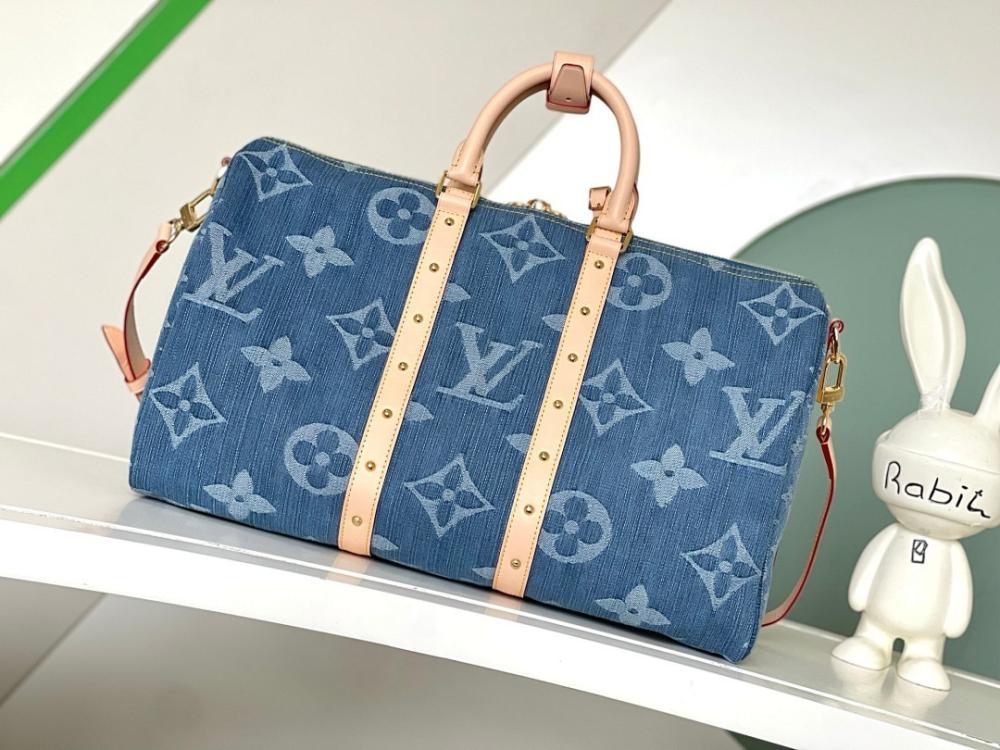 Modern Stylish Leather Top Handle Bag 45x27x20cm