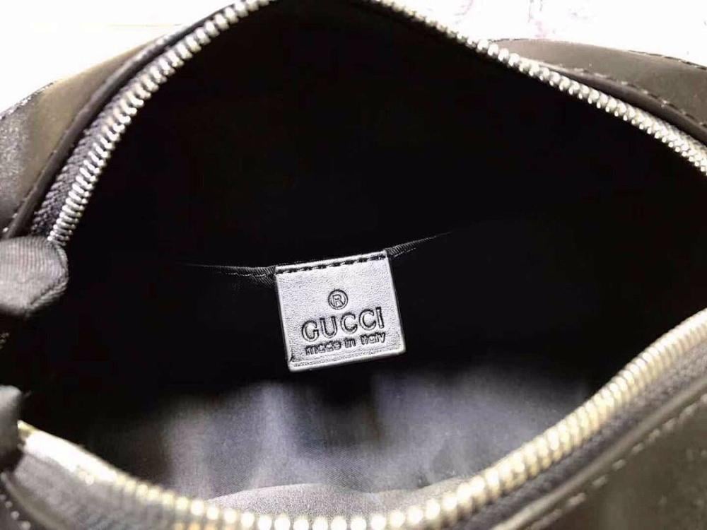 Stylish Black Nylon Crossbody Bag