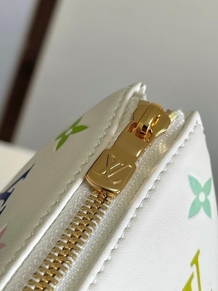 Classic Refined Monogram Leather Shoulder Bag 26x20x12cm