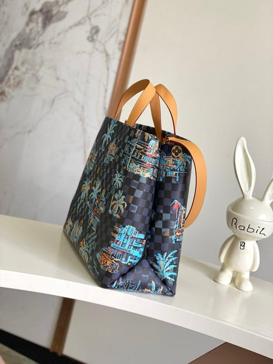 Modern Luxury Canvas Tote Bag 40x32x16cm Style 238837331