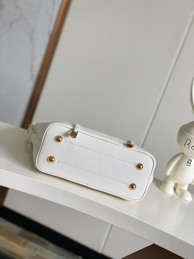 Luxury Silver Calfskin Shoulder Bag