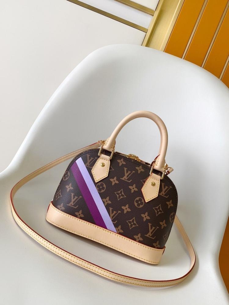Alma Monogram Travel Bag Red 25x19x12cm
