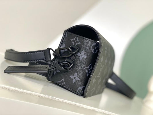Luxury Leather Crossbody Bag 17x12x7cm