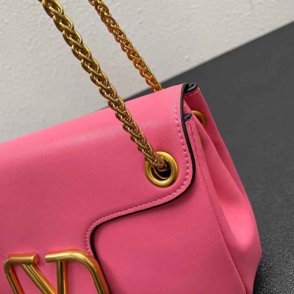 Luxury Elegant Quilted Leather Shoulder Bag 28x17x8cm
