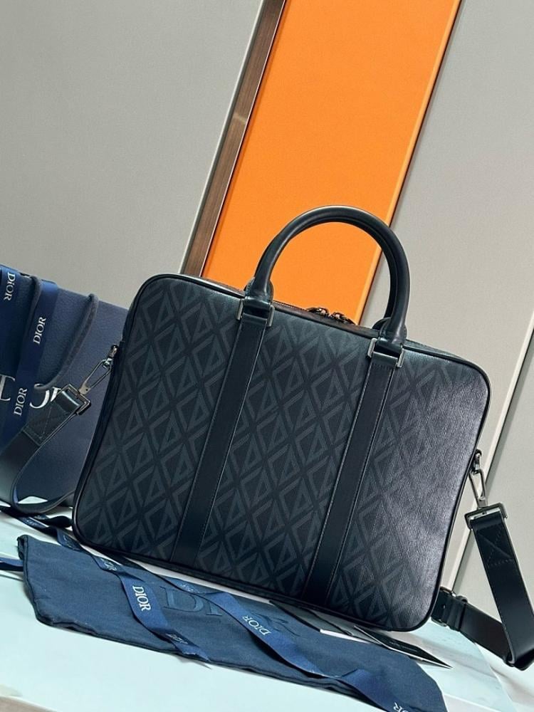Luxury Stylish Leather Shoulder Bag Black 37x28x6cm Style 2124651380