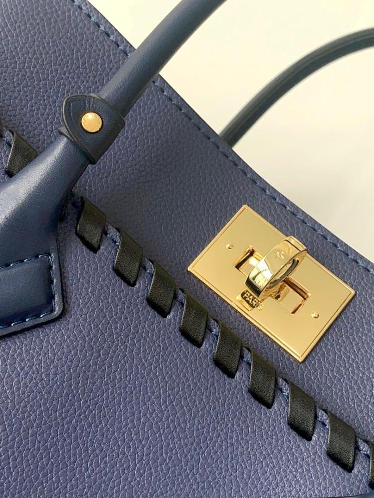 Stylish Woven Leather Shoulder Bag 30.5x24.5x14cm