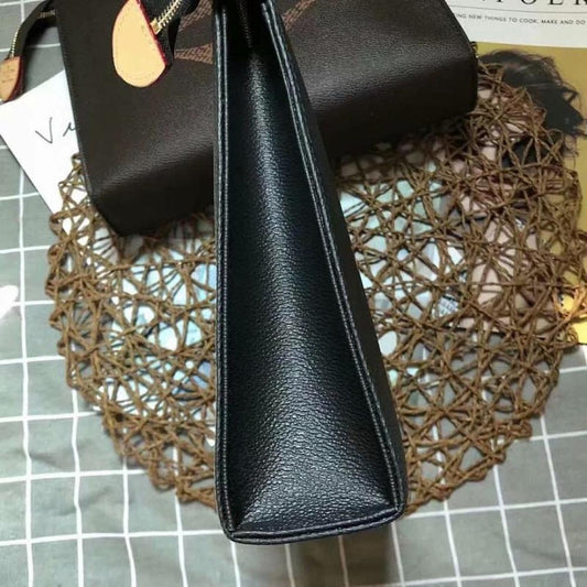 Luxury Elegant Monogram Canvas Top Handle Bag