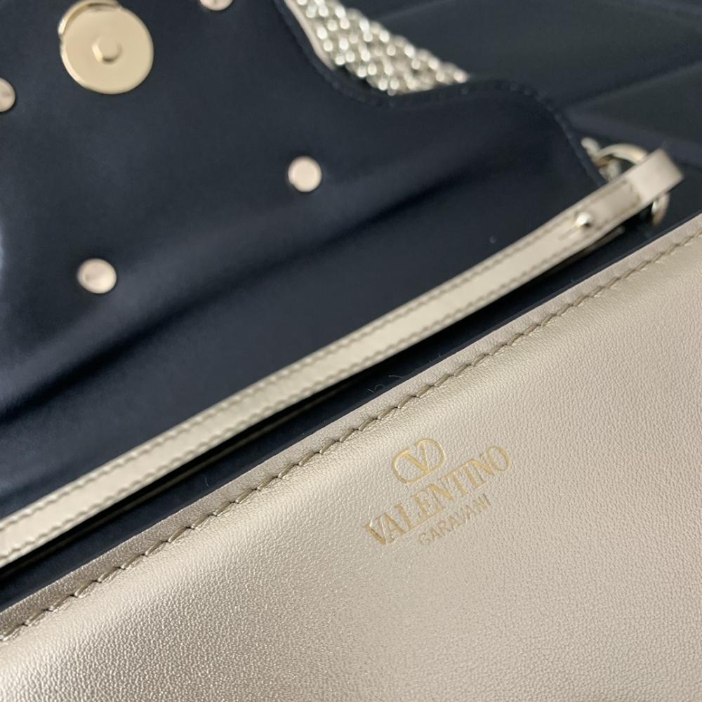 Crystal-Embellished Calfskin Wallet Style 406996679