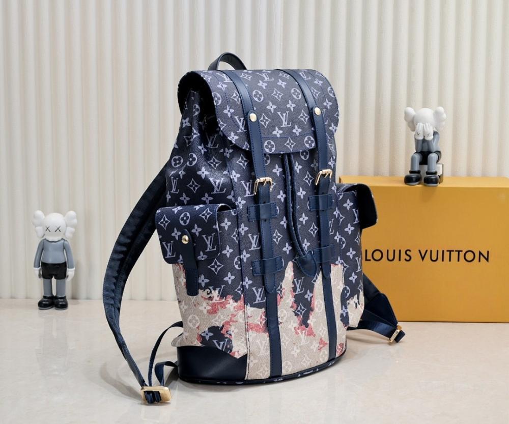 Stylish Blue Denim Backpack