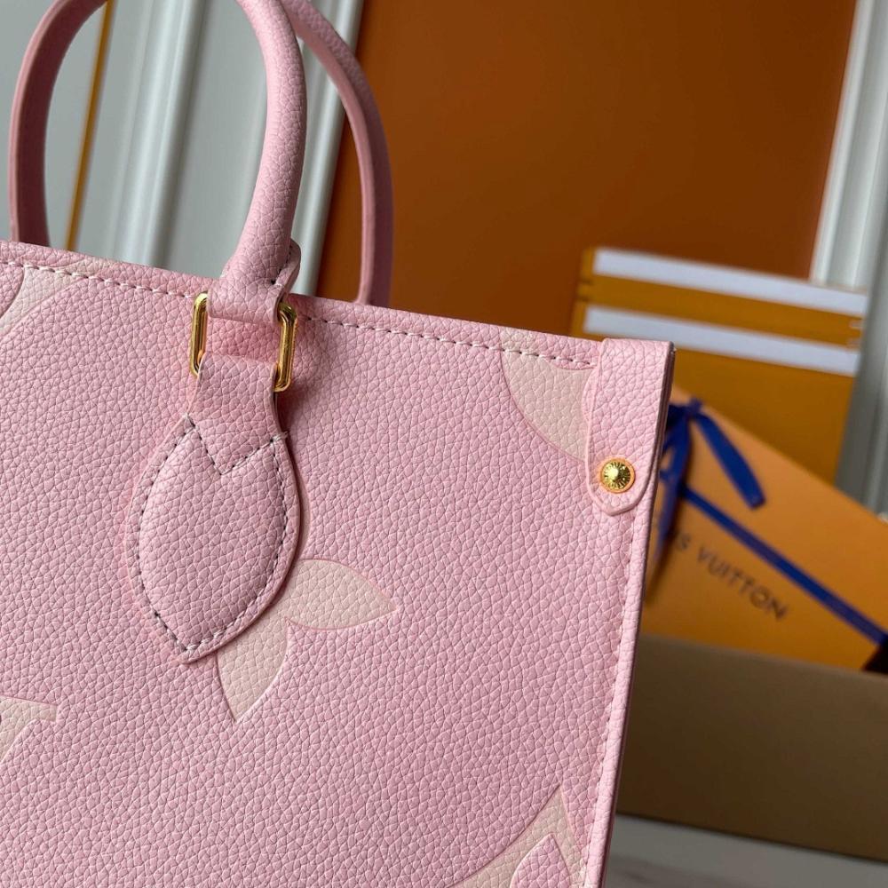 Luxury Elegant Monogram Leather Shoulder Bag 34x26x13cm