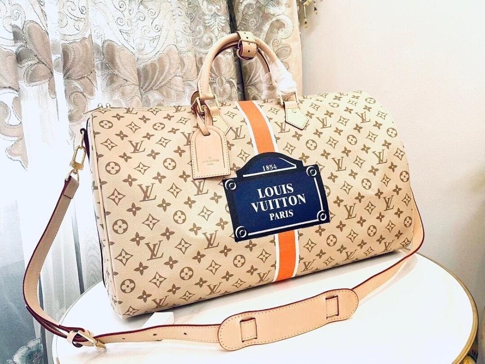 Modern Leather Travel Bag 50x29x23cm