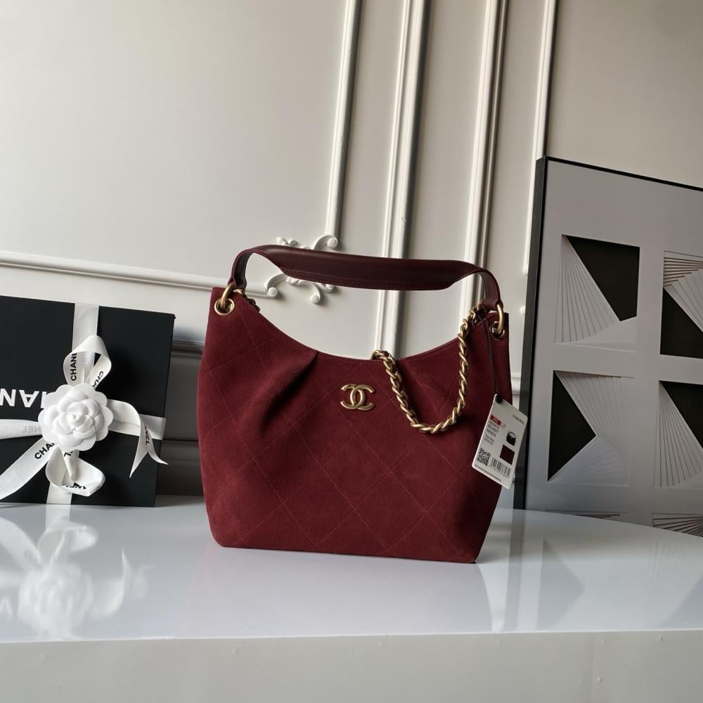 Gold Leather Hobo Bag Style 47214832